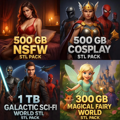 3D Print Files Pack Best & Biggest Collection